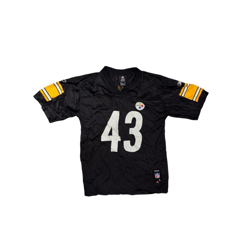 Pittsburgh Steelers Troy‎ Polamalu #43 Reebok NFL Football Jersey Youth Large L